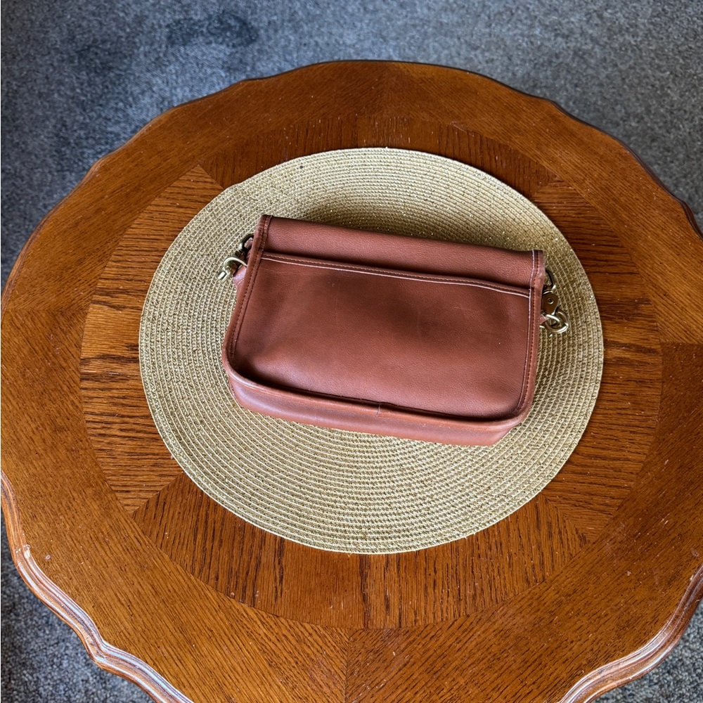 Coach Brown Leather Clutch